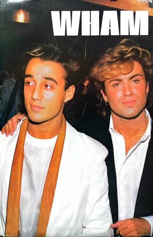 Wham Night Out Poster (Published 1984, heavily worn)