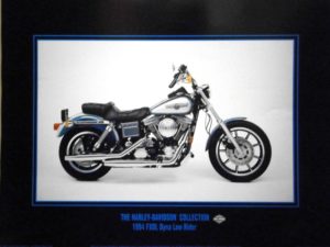 Harley Davidson 1994 FXDL Dyna Low Rider Motorbike Mini Poster (Published 1994, some wear)