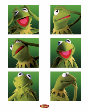 The Muppets Kermit the Frog Expressions Mini Poster