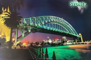 Sydney Australia Harbour Bridge poster print