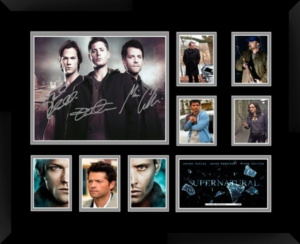 Supernatural Photo Collage Double Mat in Frame