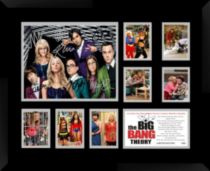 Big Bang Theory Photo Collage in Black Frame