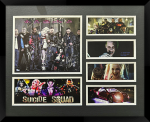 Suicide Squad Photo Collage in Black Frame