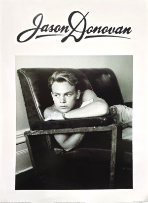 Jason Donovan Black and White Poster (Vintage Poster - some wear)
