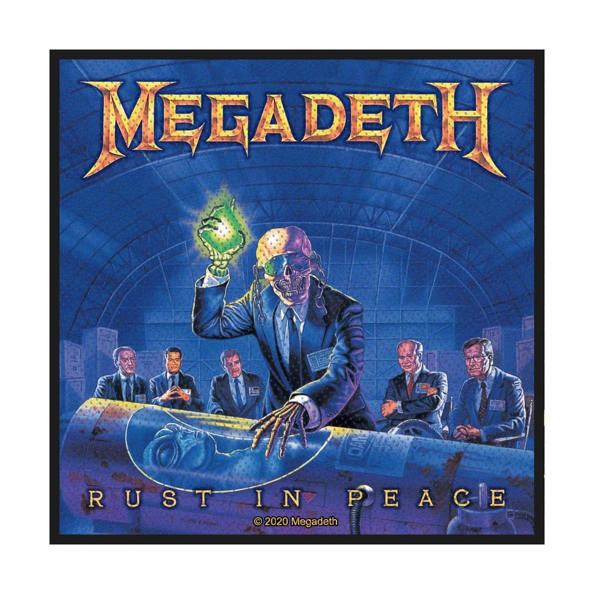 MEGADETH RUST IN PEACE SEW ON PATCH