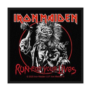 IRON MAIDEN RUN FOR YOUR LIVES SEW ON PATCH