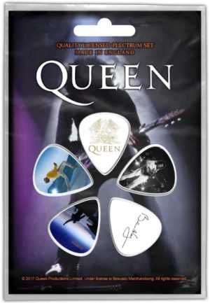 QUEEN GUITAR PICKS PLECTRUMS (set of 5)