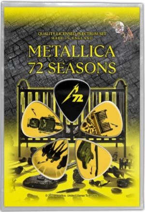 Metallica 72 Seasons Guitar Picks Plectrums (set of 5)