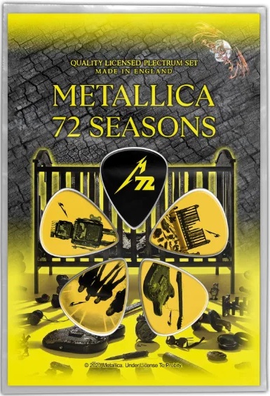 Metallica 72 Seasons Guitar Picks Plectrums (set of 5)